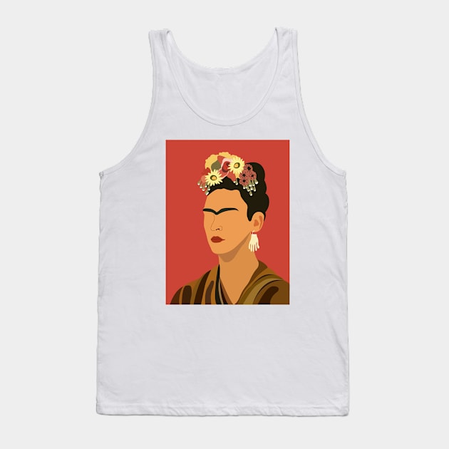 Frida Kahlo Tank Top by Kara Designs